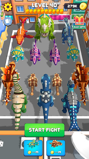 Color Dinosaur Collect Battle ekran görüntüsü