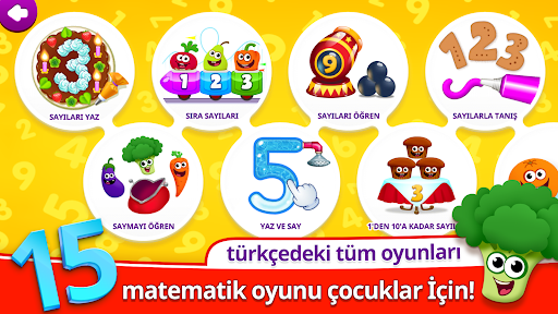 Sayilari ogreniyorum oyunları ekran görüntüsü