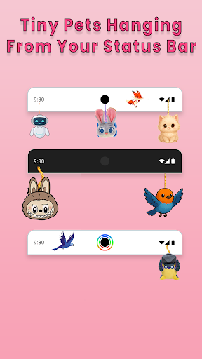 Yumo: Status Bar & Notch Pets ekran görüntüsü