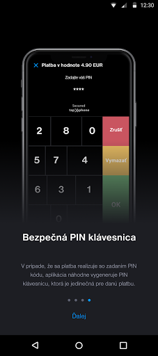 Tatra banka POS ekran görüntüsü