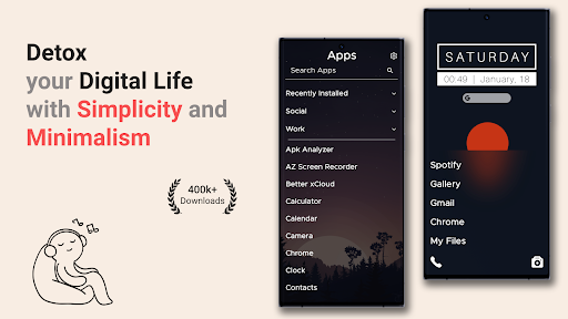 Oasis - Minimal App Launcher ekran görüntüsü