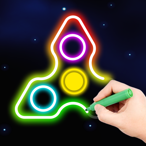 Parmak Spinner: Işık Çizim