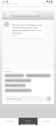 AircraftHub App ekran görüntüsü