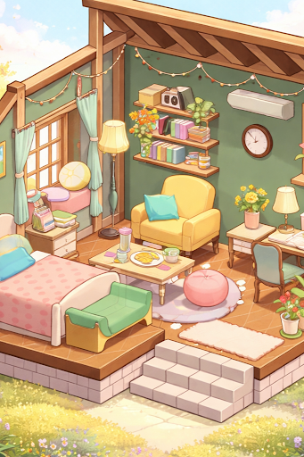 Cutie Sticker Room ekran görüntüsü