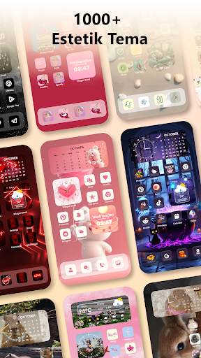 Themes: Simgeleri, Widgets ekran görüntüsü