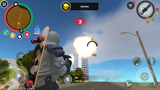 Rope Hero: Mafia City Wars ekran görüntüsü