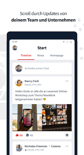 Connect - SARIA Group Intranet ekran görüntüsü