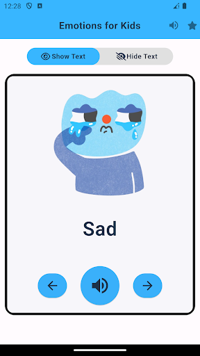 Emotions Flashcards For kids ekran görüntüsü