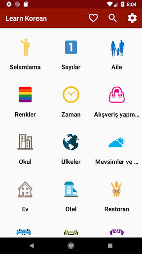 Korece öğren ekran görüntüsü