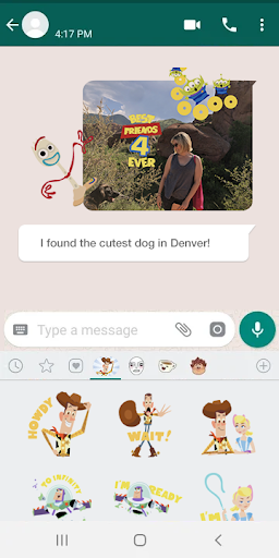 Pixar Stickers: Toy Story 4 ekran görüntüsü