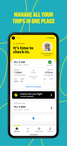 Spirit Airlines ekran görüntüsü