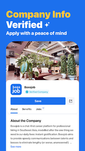 bossjob: Chat & Job Search ekran görüntüsü