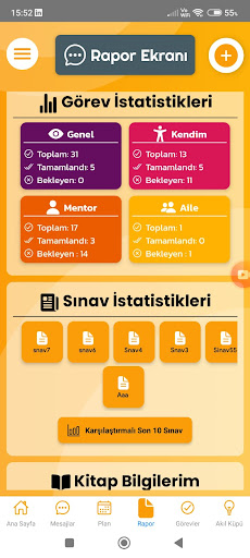 Mentor Takip ekran görüntüsü