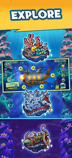 Submarine Quest: Merge&Explore ekran görüntüsü