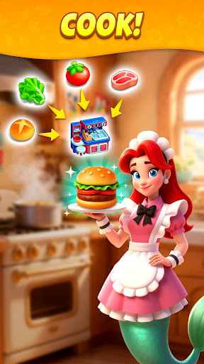 Merge Ocean - Story & Cooking ekran görüntüsü