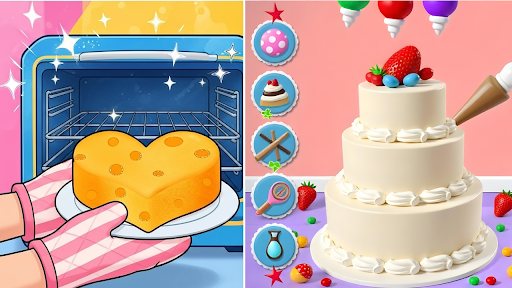 Cakes Maker -Kids Cooking Game ekran görüntüsü