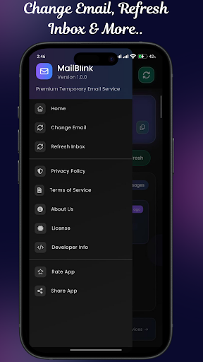 MailBlink - Temporary Mail ekran görüntüsü