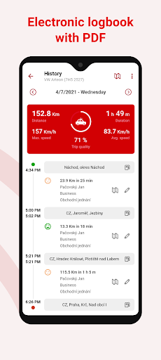 Vodafone eDohled ekran görüntüsü