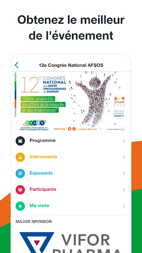 Congrès AFSOS 2020 ekran görüntüsü
