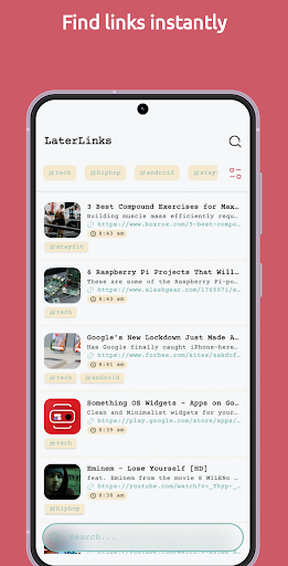 LaterLinks: Bookmark Saver ekran görüntüsü