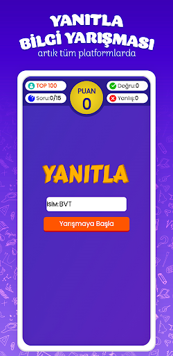 Yanıtla - Bilgi Yarışması ekran görüntüsü