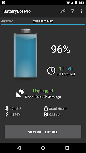BatteryBot Pro ekran görüntüsü