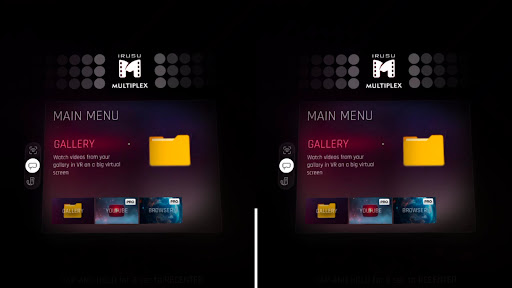 Irusu VR Sinema Oynatıcı ekran görüntüsü
