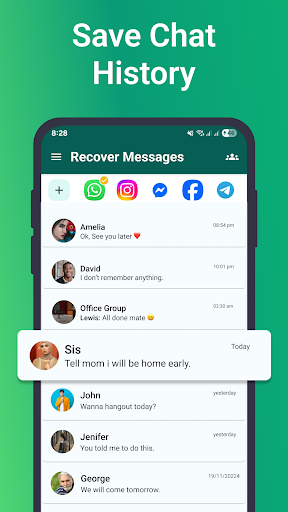 Recover Deleted Messages ekran görüntüsü