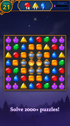 Jewels Magic: Mystery Match3 ekran görüntüsü