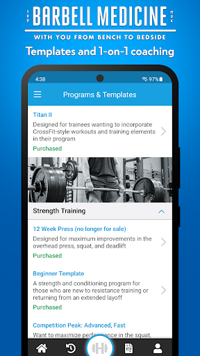 Barbell Medicine ekran görüntüsü