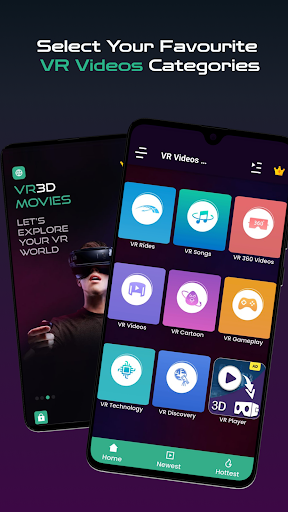 VR Film Oynatıcı ekran görüntüsü