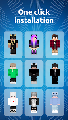 Boys skins for Minecraft PE ekran görüntüsü