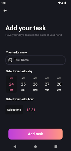 TodoApp - TaskManager ekran görüntüsü