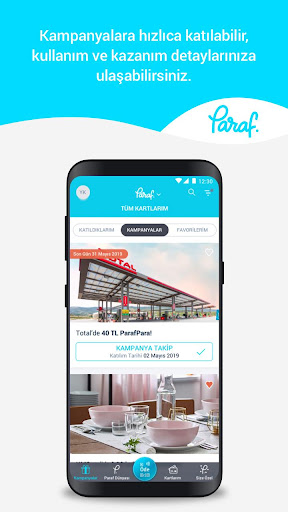 Paraf Mobil ekran görüntüsü
