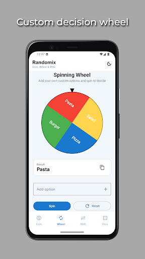 Randomix: Decision Maker Wheel ekran görüntüsü