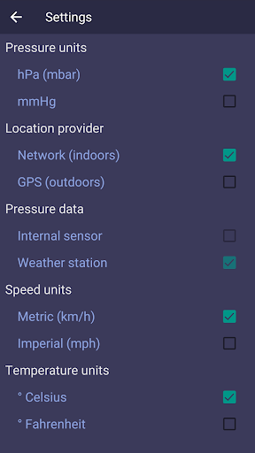 Barometer ekran görüntüsü
