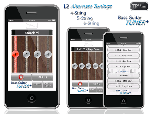 Bass Guitar Tunings ekran görüntüsü