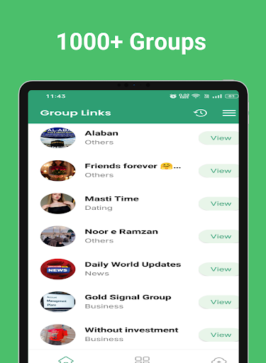 Aktif Grup Linkleri Katıl ekran görüntüsü