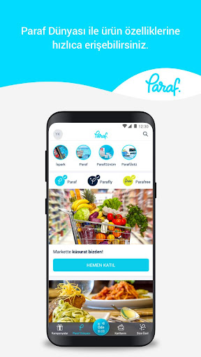 Paraf Mobil ekran görüntüsü