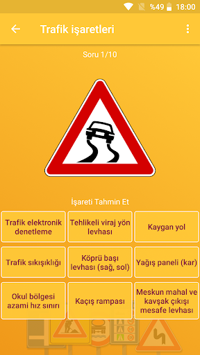 Trafik İşaretleri (Levhaları)  ekran görüntüsü
