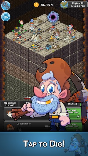 Tap Tap Dig: Idle Clicker Game ekran görüntüsü
