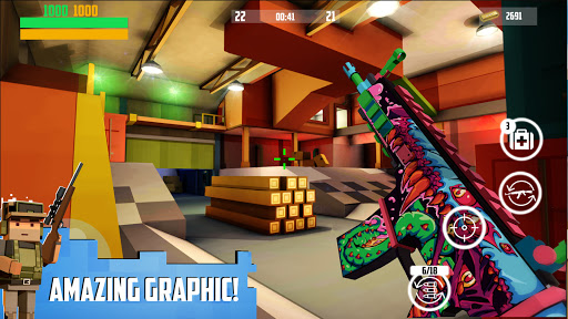 Block Gun 3D: FPS Shooter PvP ekran görüntüsü