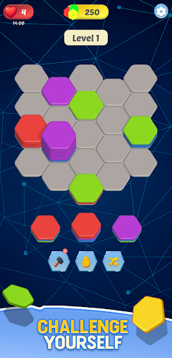 Hexa Sort Mania - Win Cash ekran görüntüsü