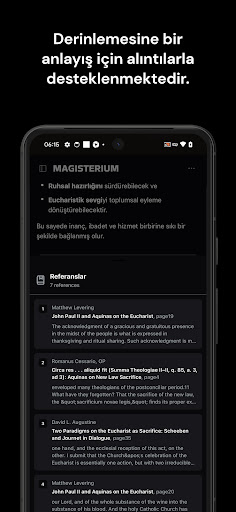 Magisterium AI ekran görüntüsü