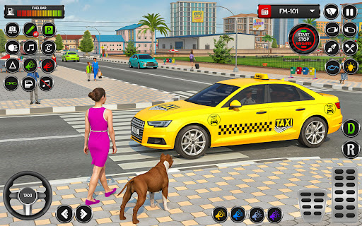 Car Driving Taxi Simulator ekran görüntüsü