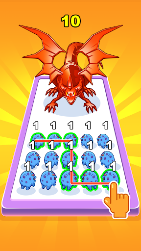 Dino Merge Master animal fight ekran görüntüsü