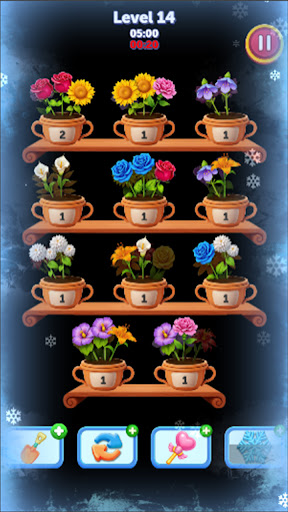 Magic Flower Sort:Merge Game ekran görüntüsü