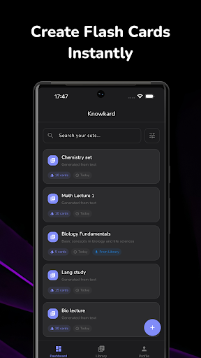 Knowkard: Flash Cards Learning ekran görüntüsü