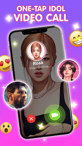 Idol Prank: Video Call & Chat ekran görüntüsü