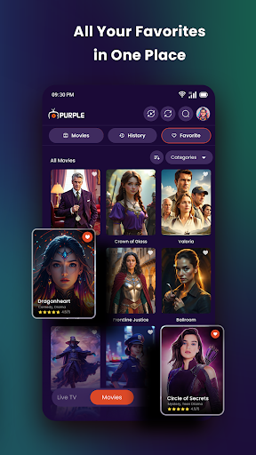 Purple Lite Player for Mobile ekran görüntüsü